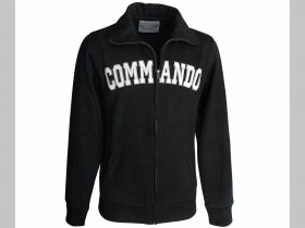 Commando Industries čierna mikina nazips Materiál 60% bavlna 40% polyester